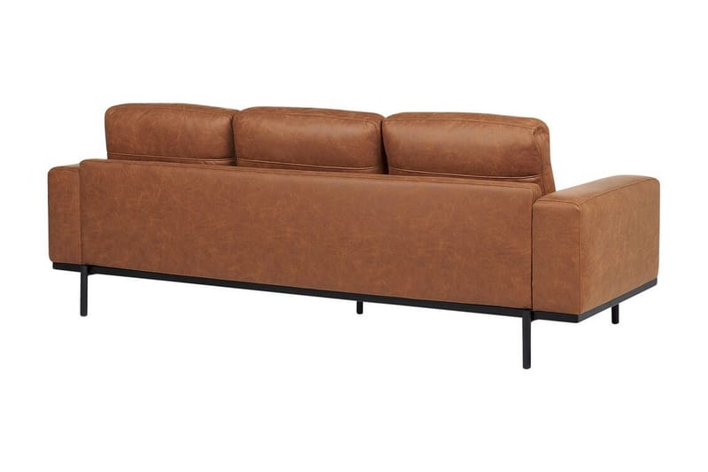 Bruna Sofa 3-personers - Brun - Møbler - Sofaer - Lædersofaer