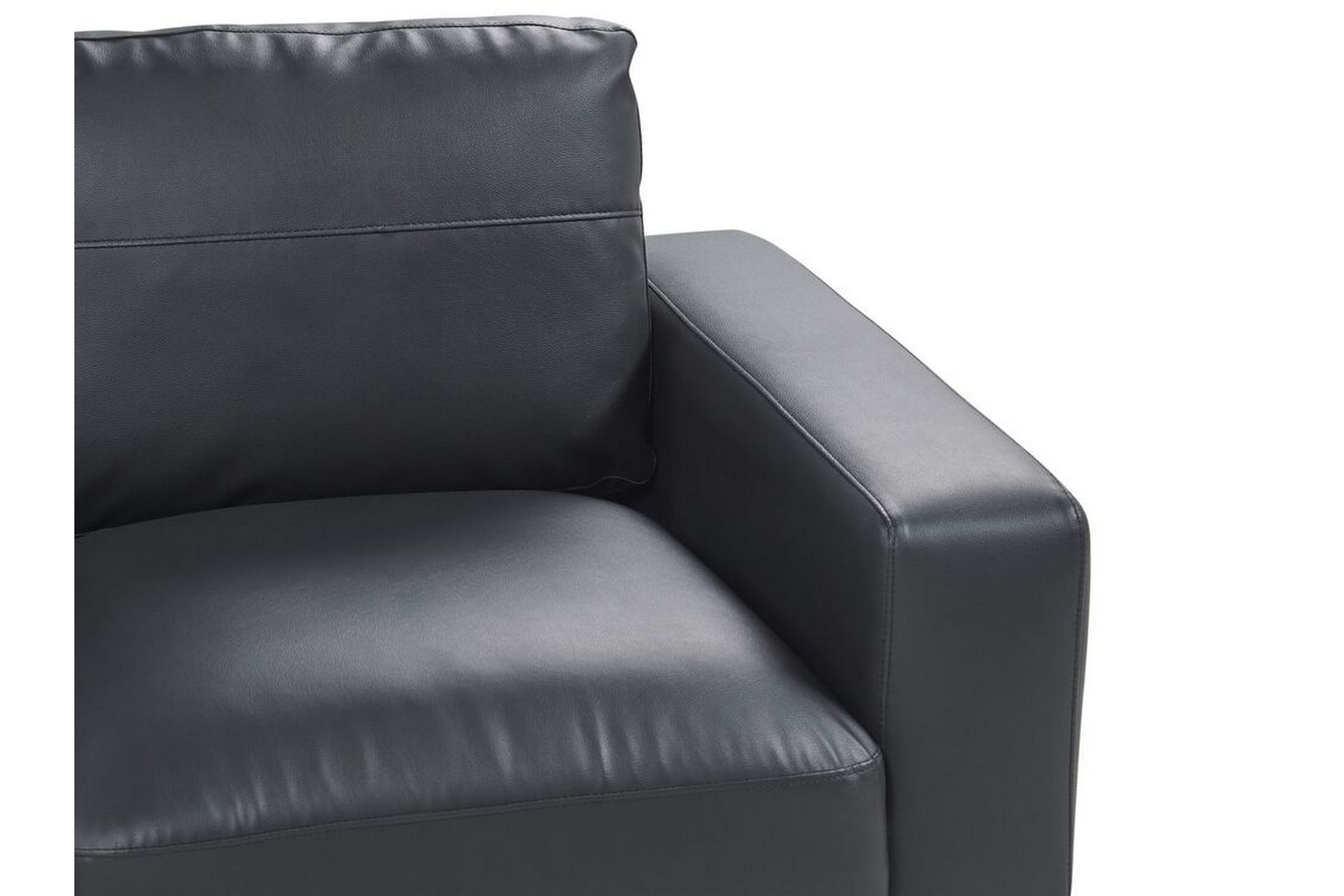 Bruna Sofa 3-personers - Sort - Møbler - Sofaer - Lædersofaer