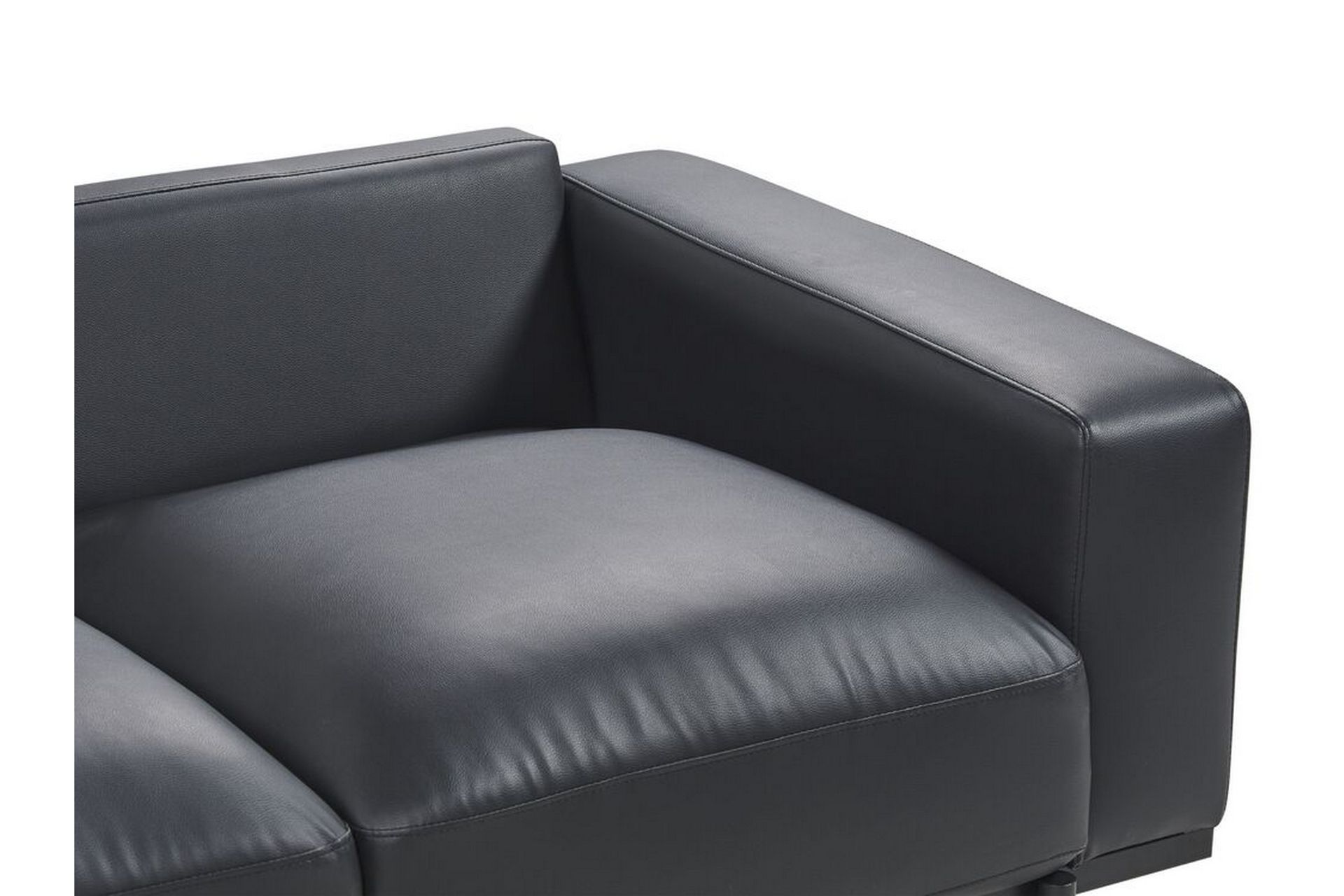 Bruna Sofa 3-personers - Sort - Møbler - Sofaer - Lædersofaer
