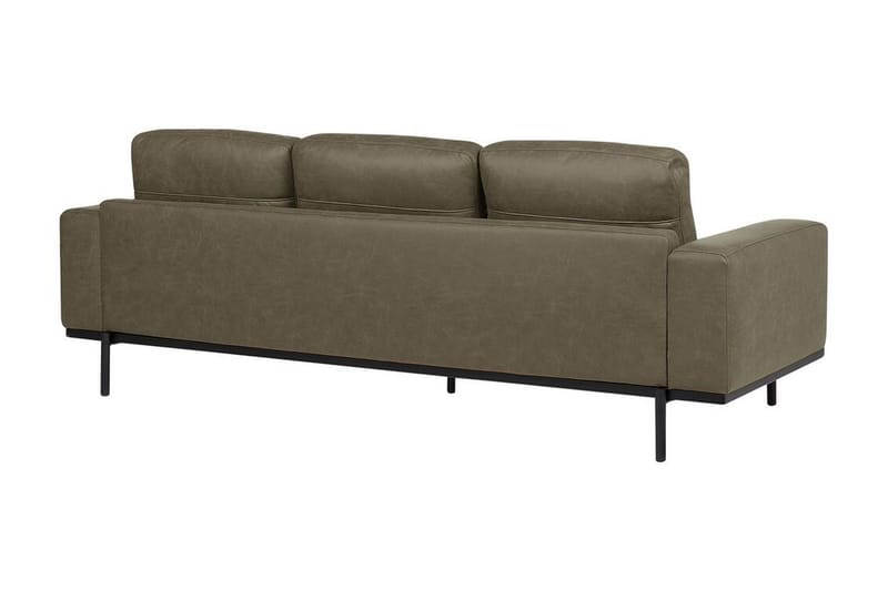 Bruna Sofa 3-personers - Grøn - Møbler - Sofaer - Lædersofaer