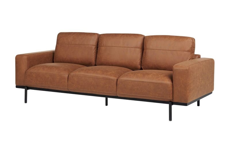 Bruna Sofa 3-personers - Brun - Møbler - Sofaer - Lædersofaer