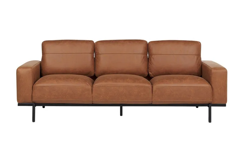 Bruna Sofa 3-personers - Brun - Møbler - Sofaer - Lædersofaer