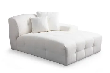 Buddy 4-personers Sofa med Chaiselong - Hvid - Møbler - Sofaer - Sofa med chaiselong