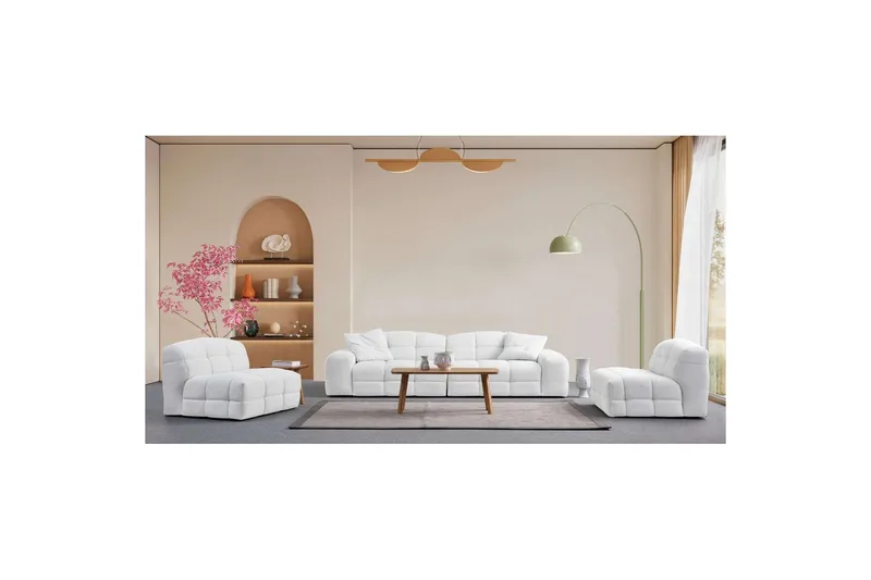 Buddy Sofa 3-personers - Hvid - Møbler - Sofaer - 3 personers sofa