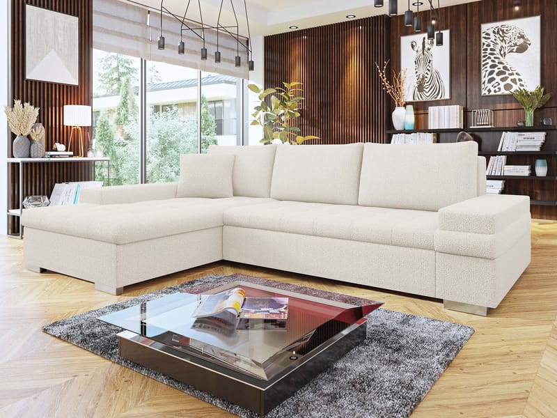Bunty 3-personers Sofa med Chaiselong Venstre - Møbler - Sofaer - Hjørnesofa
