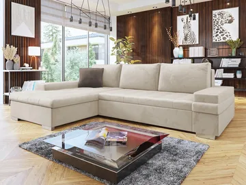 Bunty 3-personers Sofa med Chaiselong Venstre - Møbler - Sofaer - Hjørnesofa