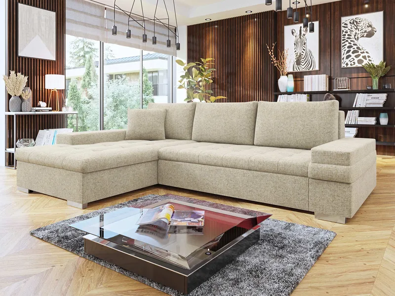 Bunty 3-personers Sofa med Chaiselong Venstre - Møbler - Sofaer - Hjørnesofa