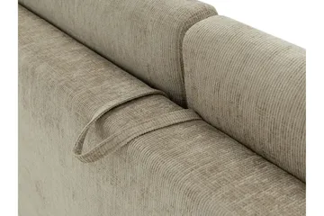 Busness Sovesofa 3-personers i Plys - Beige - Møbler - Sofaer - Sovesofaer