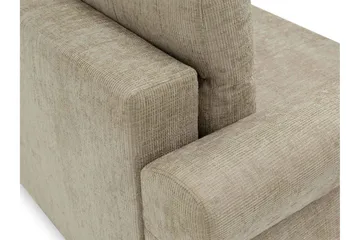 Busness Sovesofa 3-personers i Plys - Beige - Møbler - Sofaer - Sovesofaer