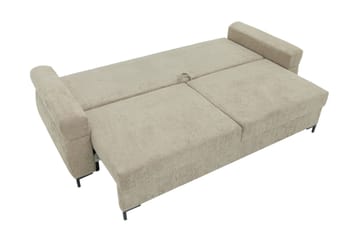 Busness Sovesofa 3-personers i Plys - Grå - Møbler - Sofaer - Sovesofaer