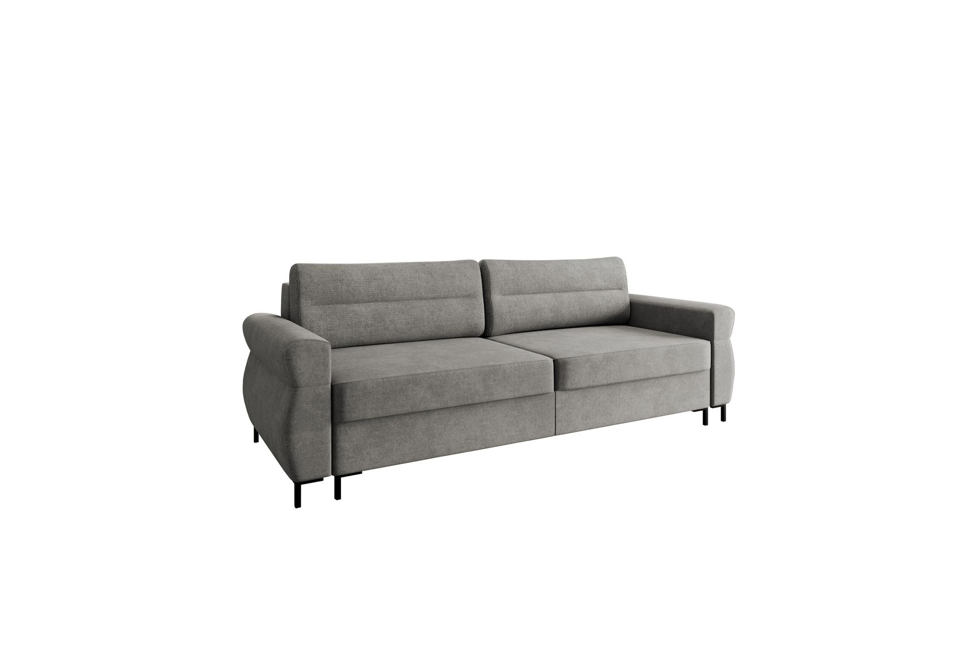 Busness Sovesofa 3-personers i Plys - Grå - Møbler - Sofaer - Sovesofaer