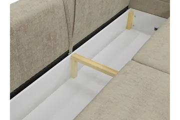 Busness Sovesofa 3-personers i Plys - Beige - Møbler - Sofaer - Sovesofaer