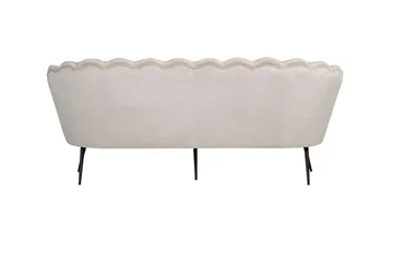 Calais 3-personers Sofa Fløjl - Beige - Møbler - Sofaer - Velour sofaer