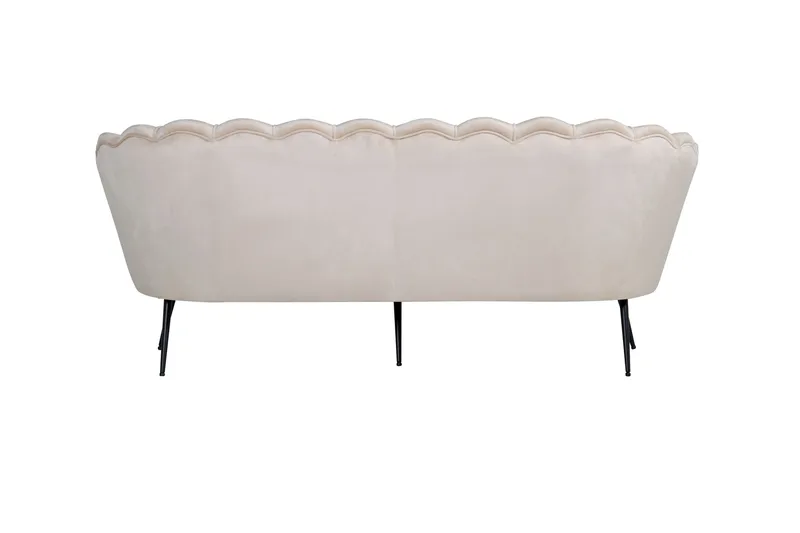 Calais 3-personers Sofa Fløjl - Beige - Møbler - Sofaer - Velour sofaer