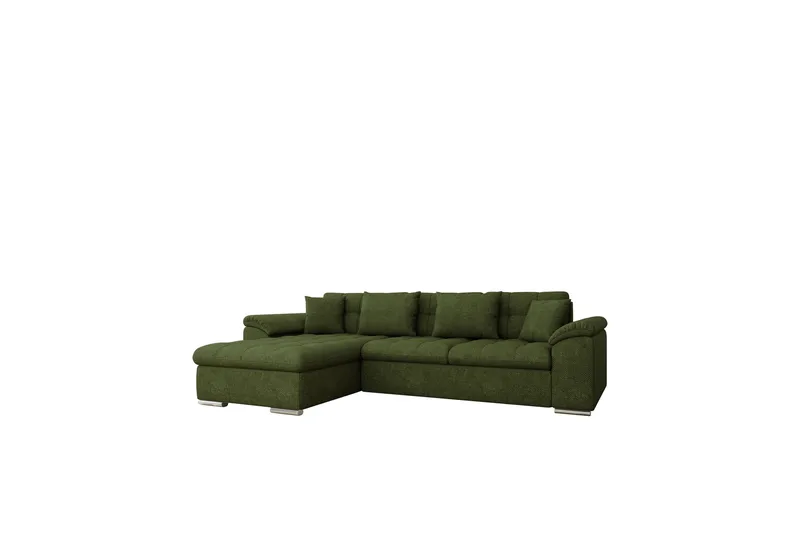 Camior Sofa med Divan 3-personers, Grøn