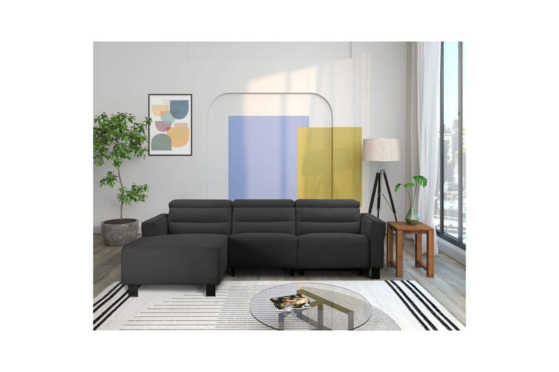 Carpari Reclinersofa 3-sæder - Grå - Møbler - Sofaer - Recliner sofaer