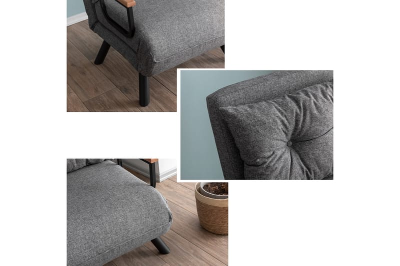 Caseira Sofa - Antracit - 3 personers sofa