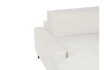 Cathy Hjørnesofa 3-personers - Hvid/Sort - Møbler - Sofaer - Hjørnesofa