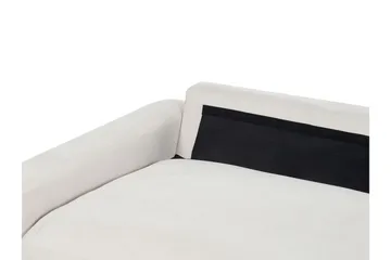 Cathy Hjørnesofa 3-personers - Hvid/Sort - Møbler - Sofaer - Hjørnesofa
