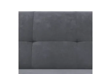 Chaiselong Lilly Antracit, Velour - Antracit, Velour - Møbler - Sofaer - Sofa med chaiselong
