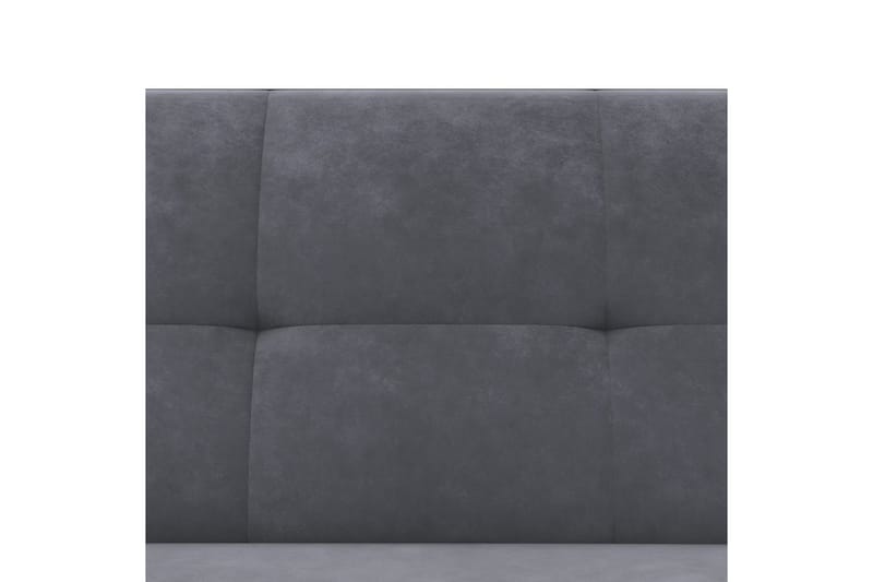 Chaiselong Lilly Antracit, Velour - Antracit, Velour - Møbler - Sofaer - Sofa med chaiselong