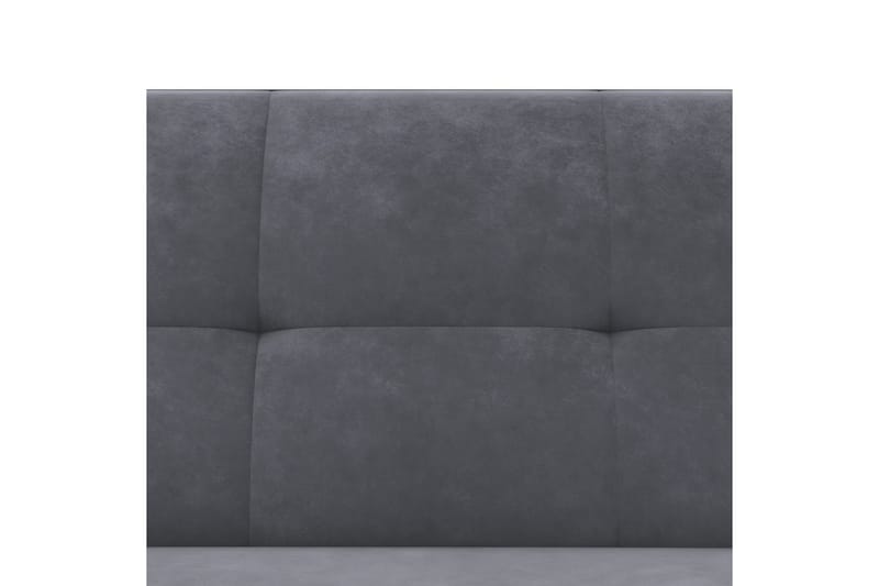 Chaiselong Lilly Antracit, Velour - Antracit, Velour - Møbler - Sofaer - Sofa med chaiselong