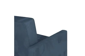 Chaiselong Lilly Blå, Velour - Blå, Velour - Møbler - Sofaer - Sofa med chaiselong
