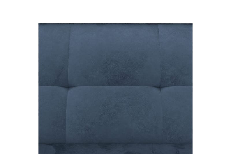 Chaiselong Lilly Blå, Velour - Blå, Velour - Møbler - Sofaer - Sofa med chaiselong