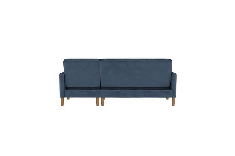 Chaiselong Lilly Blå, Velour - Blå, Velour - Møbler - Sofaer - Sofa med chaiselong