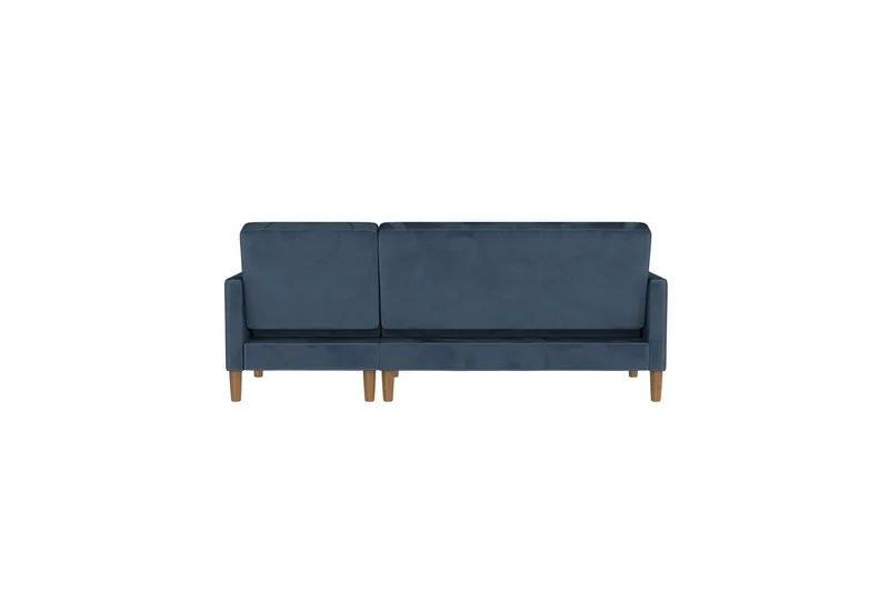 Chaiselong Lilly Blå, Velour - Blå, Velour - Møbler - Sofaer - Sofa med chaiselong