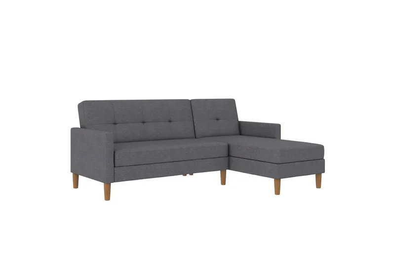 Chaiselong Lilly Lys Grå, Linned - Lys Grå, Linned - Møbler - Sofaer - Sofa med chaiselong