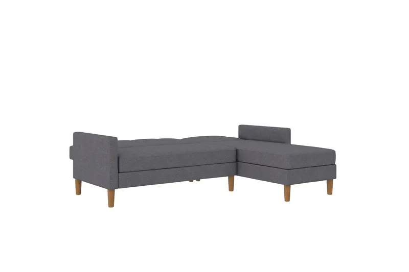 Chaiselong Lilly Lys Grå, Linned - Lys Grå, Linned - Møbler - Sofaer - Sofa med chaiselong