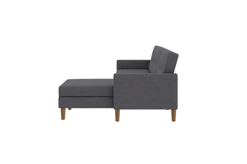 Chaiselong Lilly Lys Grå, Linned - Lys Grå, Linned - Møbler - Sofaer - Sofa med chaiselong