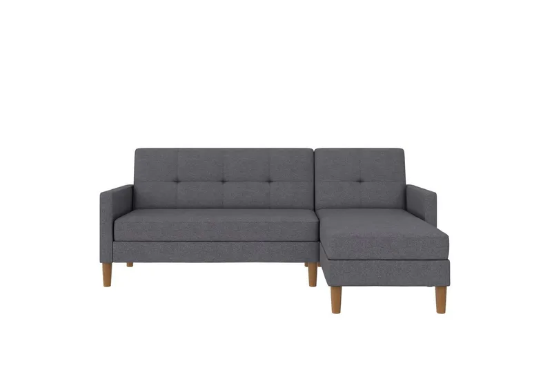Chaiselong Lilly Lys Grå, Linned - Lys Grå, Linned - Møbler - Sofaer - Sofa med chaiselong