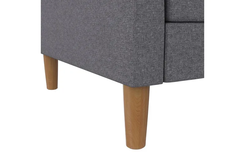 Chaiselong Lilly Lys Grå, Linned - Lys Grå, Linned - Møbler - Sofaer - Sofa med chaiselong