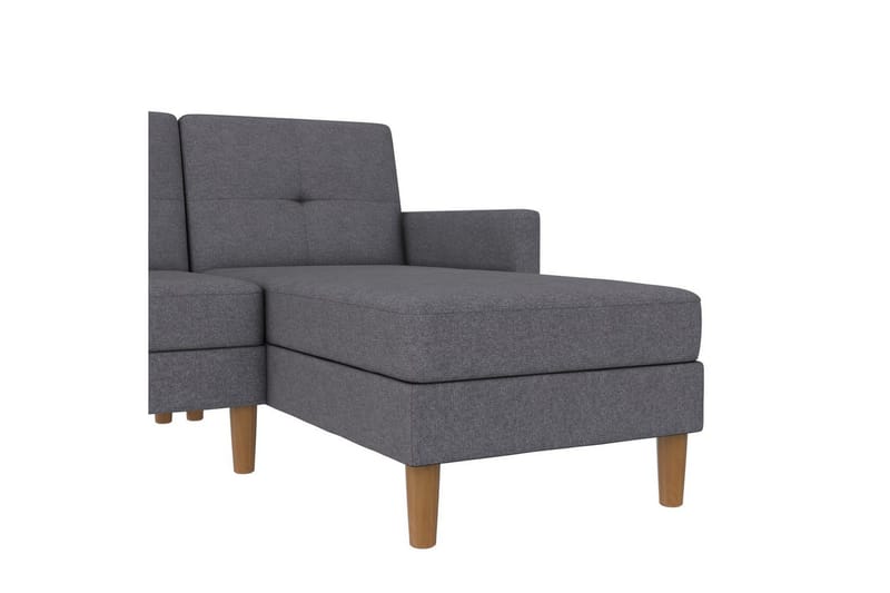 Chaiselong Lilly Lys Grå, Linned - Lys Grå, Linned - Møbler - Sofaer - Sofa med chaiselong