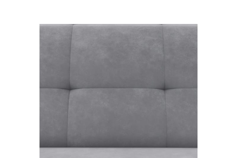 Chaiselong Lilly Lys Grå, Velour - Lys Grå, Velour - Møbler - Sofaer - Sofa med chaiselong