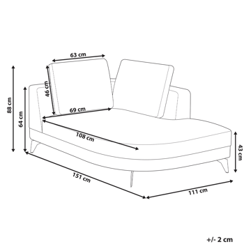 Chaiselong Marum venstrevendt - Grå - Møbler - Sofaer - Daybed