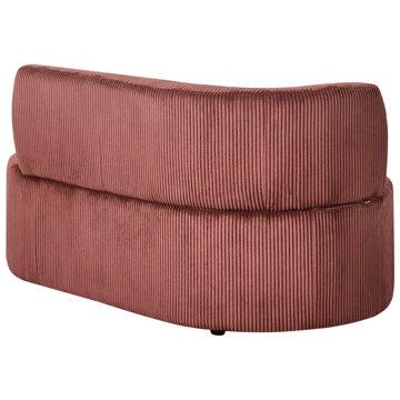 Chaiselong Vanvey venstrevendt - Rød - Møbler - Sofaer - Daybed