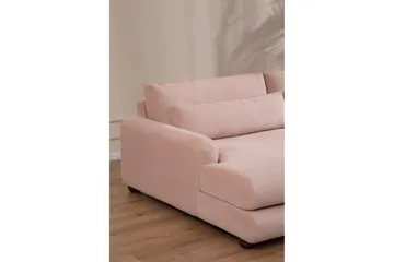 Relento Sofa med Chaiselong 3-personers - Rosa - Møbler - Sofaer - Sofa med chaiselong
