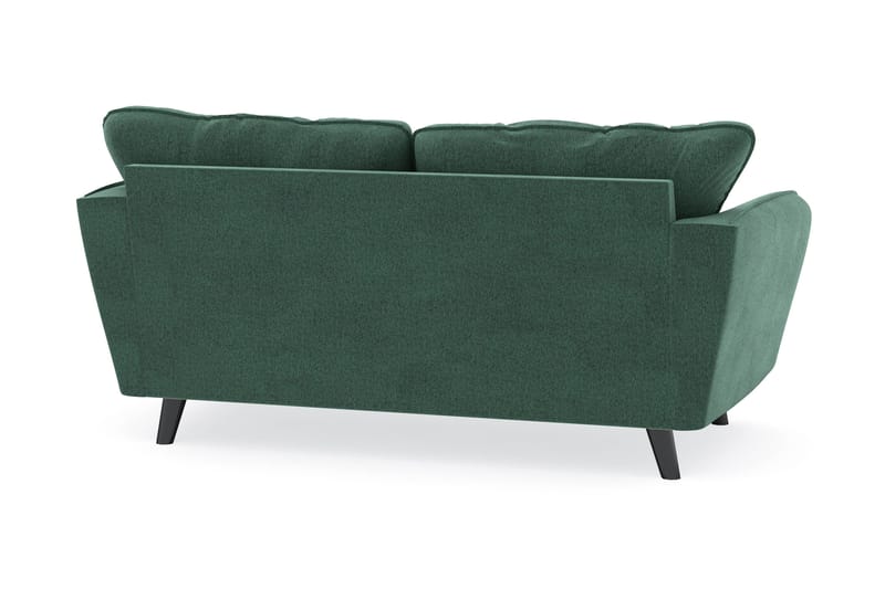 Trend Lyx 2-personers Fløjlssofa - Mørkegrøn - Møbler - Sofaer - 2 personers sofa