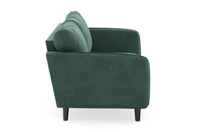 Trend Lyx 2-personers Fløjlssofa - Mørkegrøn - Møbler - Sofaer - 2 personers sofa