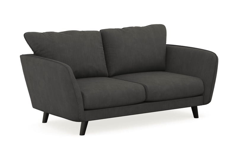Trend Lyx 2-personers Manchestersofa - Mørkegrå - Møbler - Sofaer - 2 personers sofa