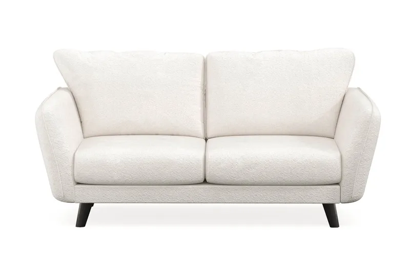 Trend Lyx 2-personers Sofa i Bouclé, Hvid