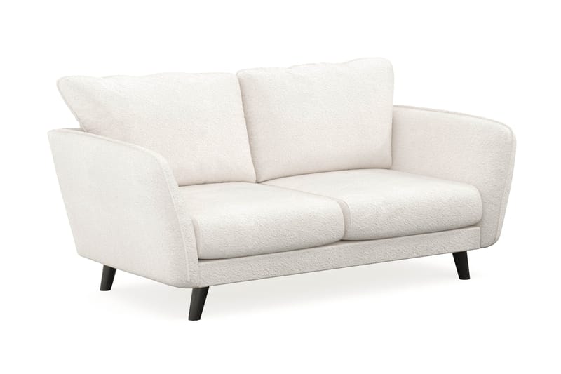 Trend Lyx 2-personers Sofa i Bouclé - Hvid - Møbler - Sofaer - 2 personers sofa