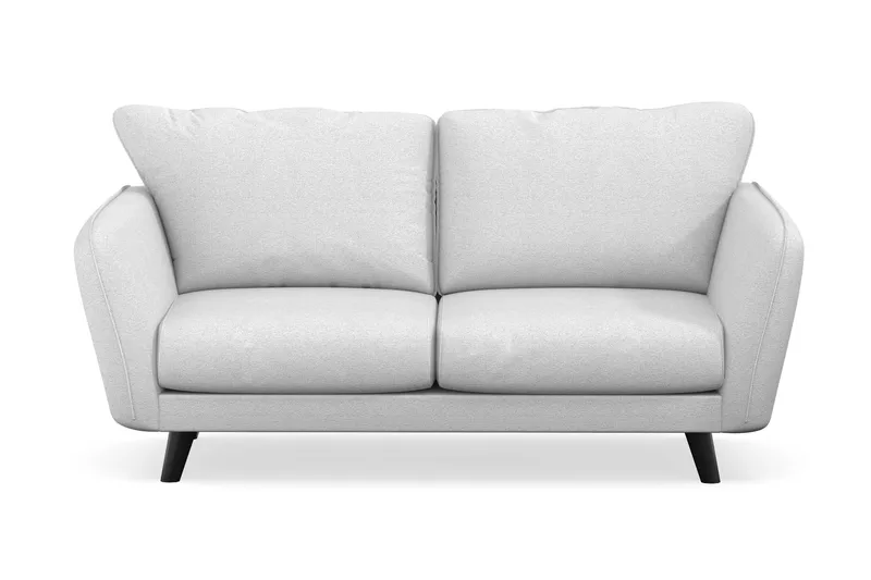 Trend Lyx 2-personers Stofsofa, Lysegrå