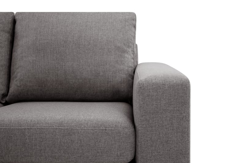 Crazy Limited Edition 4-personers Venstrevendt L-formet Dyb Chaiselongsofa i Stof - Grå - Møbler - Sofaer - Sofa med chaiselong - 4 personers sofa med chaiselong