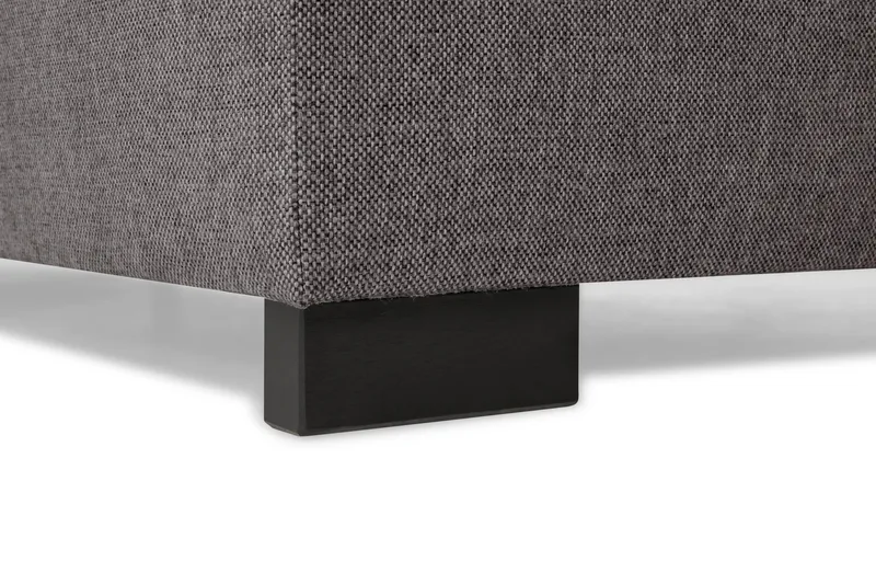 Crazy Limited Edition 4-personers Højrevendt L-formet Chaiselongsofa i Stof - Grå - Møbler - Sofaer - Sofa med chaiselong - 4 personers sofa med chaiselong