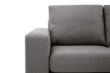 Crazy Limited Edition 4-personers Højrevendt L-formet Chaiselongsofa i Stof - Grå - Møbler - Sofaer - Sofa med chaiselong - 4 personers sofa med chaiselong