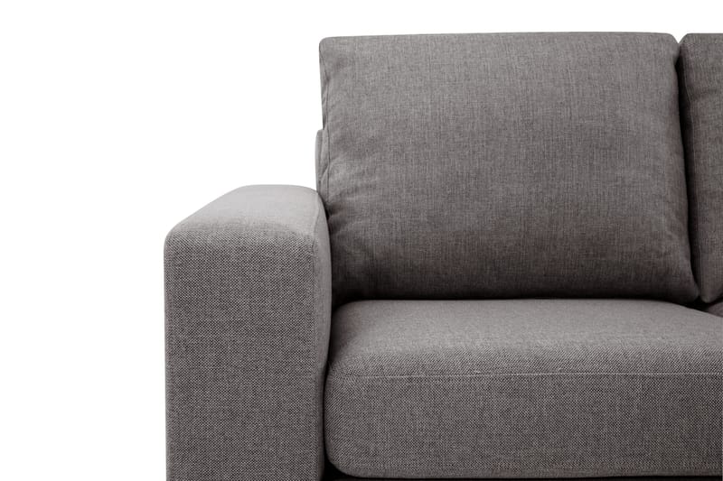 Crazy Limited Edition 4-personers Højrevendt L-formet Chaiselongsofa i Stof - Grå - Møbler - Sofaer - Sofa med chaiselong - 4 personers sofa med chaiselong